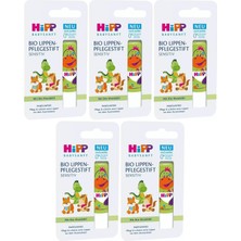 Starseven Hipp Babysanft Organik Dudak Nemlendiricisi, Ultra Sensitiv, 4.8 Gr, Yeşil, 5'li Set