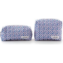 Starseven Daisy Makyaj Çantası Ikili Set