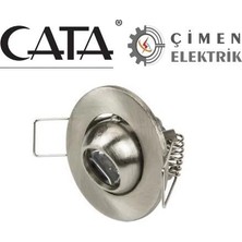 SHC4200 Cata Ct 5268 1.5W Satin Kasa LED Spot 6400K Beyaz Işık