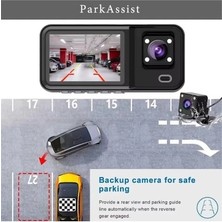 SHC4200 32GB 3 Kameralı Güvenlik Kamerası Kayıtlı Gece Görüşlü G Sensörlü