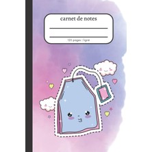 Starseven Carnet De Notes: Carnet De Notes Esthétique À Larges Lignes 6x9 Pouces (Superior Tea Mood Cover 8)