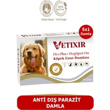 Vetixir Köpek Bitkisel İç-Dış Anti Parazit Bit Pire Kene Uzaklaştırıcı Damla 5 damla