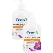 Starseven Ecos3 Organik Sıvı Sabun Floral 2’li Set (2 x 500 Ml)