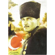 SHC4200 LC7219 Laço Atatürk Portre 500 Parça Puzzle
