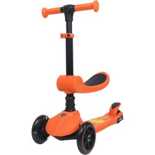 SHC4200 L52IN1-O Katlanir Oturakli Işikli Scooter Turuncu