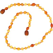 Inure Jewelry Bebek Damla Kehribar Diş Kolye
