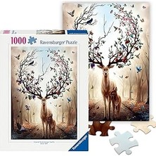 Starseven Ravensburger 1000P Puzzle Büyülü Geyik, Yapboz