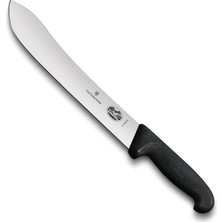 Starseven Victorinox Mutfak Bıçağı Schlachtmesser Fibrox Siyah Uzunluk: 25 cm 36 Siyah
