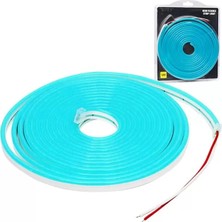 SHC4200 12 Volt 5 Metre Silikonlu Buz Mavisi Neon LED Şerit