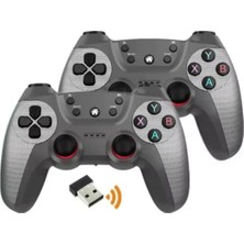 SHC4200 Siyah Bağlantılı 2.4g Gamepad 2 Adet Pc 1 Yıl