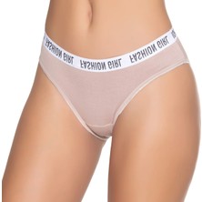 Gümüş 606212'LI Kadın Likralı Kemerli Lastik "fashion Girl" Bikini