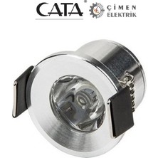 SHC4200 Cata Ct 5270 1,5 W Yıldız LED Spot Satin Kasa 6400K Beyaz Işık