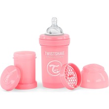 Starseven Twistshake Anti-Kolik Bebek Biberonu Pembe 0+ Ay 180 ml