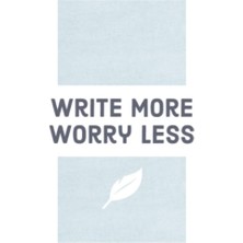 Starseven Write More Worry Less Daily Mental Health Journal