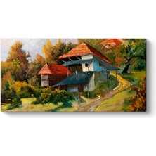 Starseven Çoban Ressam Manzara Tablosu 140 x 70