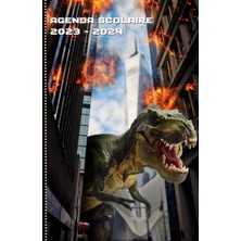 Starseven Agenda Scolaire 2023 2024 Dinosaures: Organiseur Et Planificateur Journalier Août 2023 À Juillet 20