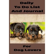 Starseven Independently Published Daily To Do List And Journal For Dog Lovers