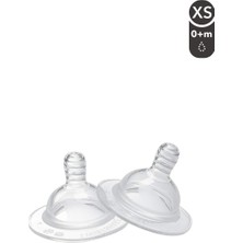 Starseven Twistshake Silikon Anti-Kolik 2'li Biberon Emziği X-Small 0+ Ay