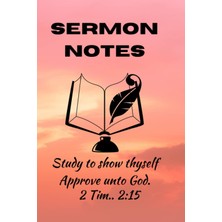 Starseven Sermon Notes: Church Notes Journal