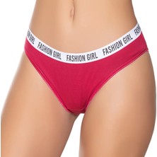 Gümüş 606212'LI Kadın Likralı Kemerli Lastik "fashion Girl" Bikini