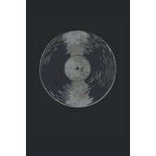 Starseven Disque Vinyle: Slops Music Turntable |notebook Din A5 6x9 Pouces |planificateur Journal Écrit Bookl