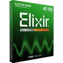 Starseven Elixir 14202 Nanoweb Light 5 Telli Bas Gitar Teli (45-130)