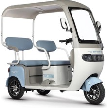 Skyjet Skycar Uyumlu Yarı Şeffaf/yarı Siyah Özel Elektrikli Bisiklet Brandası