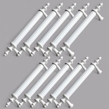 Starseven Erciyes Mobilya Mutfak Dolabı Çekmece Dolap Kapak Kulpu Kulbu Beyaz (96 Mm-9.6 Cm) Metal Kulpları