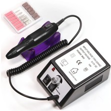 Starseven Chermik 2025 Model Pro 2 Elektrikli Tırnak Törpü Makinesi Manikür Nail Drill Freze Makinesi 6 Başlı