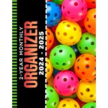 Starseven 2-Year Monthly Organizer 2024-2025: 8.5X11 Large Dated Monthly Schedule With 100 Blank College-Rule