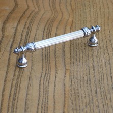 Starseven 10 Adet Şah 96 mm Krom Renk Kulp Metal Mobilya Dolap Çekmece Kapak Mutfak Kulplar Kulbu Dolabı Kulp