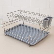 Uravas Store 2 Katlı Metal Tabaklık - Mutfak Kurutma Rafı