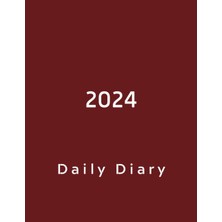 Starseven 2024 Daily Planner One Page Per Day: 12 Month Organizer, Calendar 12 Months, Jan To Dec 2024, 8.5"