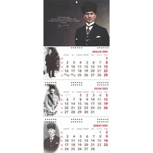 Starseven 2025 Atatürk Gemici Duvar Takvimi - Gazi