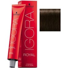 Schwarzkopf Igora Royal Kahve Saç Boyası 4-0 Krem Formda 60 ml Mükemmel Renk Eşitliği