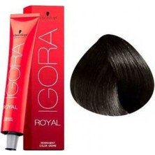 Schwarzkopf Igora Royal 60 ml Koyu Kahve Saç Boyası Amonyaklı Uzun Süre Kalıcı Canlı Renkler