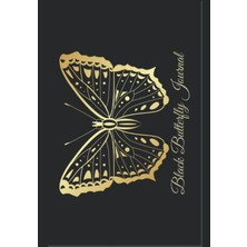 Starseven Black Butterfly Journal