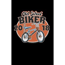 Starseven Old School Biker 2018: Genial Libreta Motera (Spanish Edition)