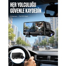 SHC4200 Çift Üçlü Lens Seçeneği ile Tüm Açılardan Kayıt Yapan Araç Kamerası Yeni Nesil