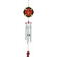 Starseven Spoontiques Firefighter Wind Chime