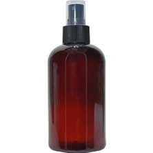 Starseven Alsun Ambalaj Kısa Sprey Başlıklı 250 ml Boş Pet Şişe 2 Adet Sağlam Sert Plastik Sprey