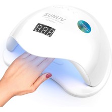 Starseven Sunuv Manikür Tırnak Kurutucu Uv LED Lamba Beyaz 48W