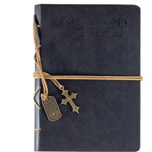 Starseven Divinity Boutique Günlük, Man Of God Siyah Haç Kolye Ucu (22880)