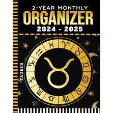 Starseven 2-Year Monthly Organizer 2024-2025: 8.5X11 Large Dated Monthly Schedule With 100 Blank College-Rule