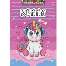 Starseven Kenna: Personalized Coloring Book For Kenna | Theme: Unicorn | Birthday Gift For Girl, Daughter ...