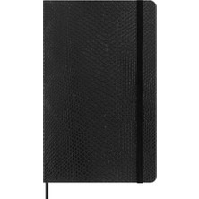 Starseven Moleskine Özel Seri Vegea Boa Siyah Defter L Boy - Kutulu