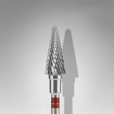 Starseven Staleks Sol El Için Çelik Freze Ucu Konik Kırmızı FT73R060/14