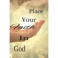 Starseven Place Your Faith In God: Prayer Journal For Women Or Men
