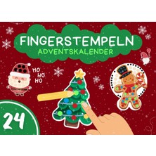 Starseven Independently Published Fingerstempeln Adventskalender Ab 2 Jahren: Von Weihnachtlichen Schneeflock