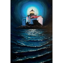 Starseven Lighthouse At Night Journal